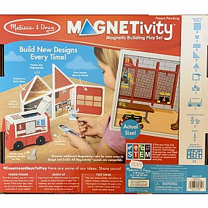 Magnetivity Magnetic Building Play Set - Fire Station