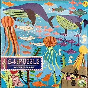 64 Piece Puzzle: Ocean Treasure